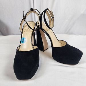 Jessica Simpson Women's Deirae Platform Ankle Strap Pump Size 10 NWOT